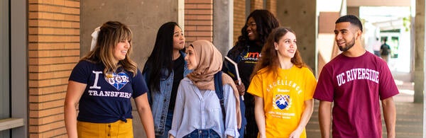 UCR Students walking