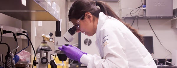 Student in CNAS lab